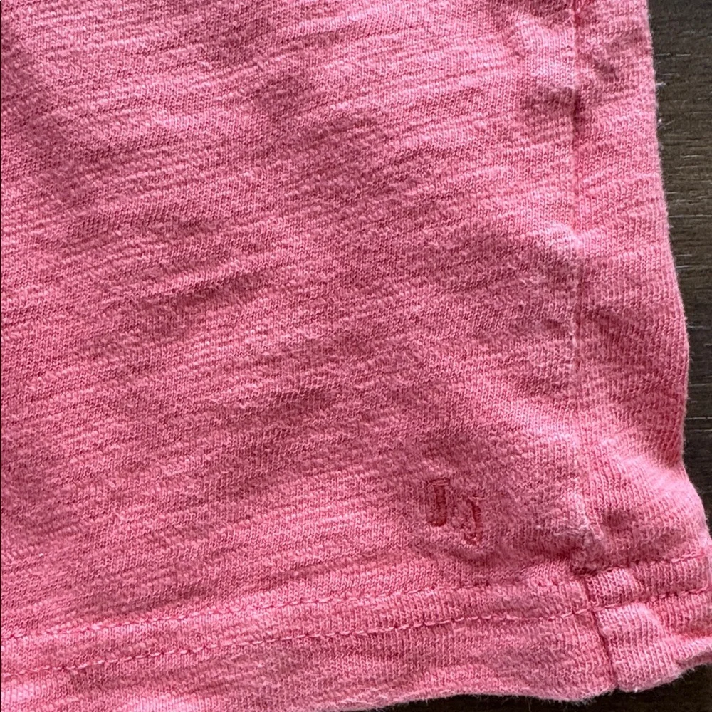 Size 7 Janie and Jack cotton pocketed salmon pink tee